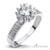 แหวนเงินแท้  Silver 925 แหวนEngagement ring ฝังเพชรทรงกลมเม็ดกลาง รุ่น MD-SLR051 แหวน แหวนแฟชั่น แหวนคู่รัก แหวนผู้หญิง เครื่องประดับผู้หญิง