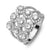 แหวนเงิน แหวนแฟชั่น แหวนเงินแท้ ประดับด้วย เพชรสวิส CZแหวนดีไซน์สวยหรู แบบคลาสสิคสวยเป็นประกาย รุ่น EVE-R36