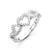 แหวนเงินแท้925 Sterling Silver ประดับเพชร CZ ดีไซน์ฉลุลายหัวใจ รุ่น EVE-R18 แหวน แหวนแฟชั่น เครื่องประดับสำหรับผู้หญิง