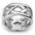 แหวน สแตนเลสสตีล - แหวนดีไซน์ลายไขว้ (สี สตีล) รุ่น MNC-R695-A