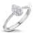 แหวนเงินแท้  Silver 925 แหวนเพชรชู เพชรสวิส รุ่น MD-SLR078 แหวน แหวนแฟชั่น แหวนคู่รัก แหวนผู้หญิง เครื่องประดับผู้หญิง