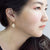 ต่างหูสตั๊ดแฟชั่นประดับ CZ สวยหรู รุ่น MNC-BER024-A - Double-Sided stud earrings ต่างหู ต่างหูแฟชั่น ต่างหูผู้หญิง เครื่องประดับผู้หญิง