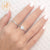 แหวนเงินแท้ Silver 925 (2 ชิ้นตามภาพ) Heart Cut แหวนเพชรสวิส และ แหวน Minimal Bead Bright Setting  รุ่น MD-SLR012