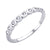 แหวนเงินแท้ Stering Silver 925 สำหรับผู้หญิง หน้าแหวนรูปวงกลม ประดับด้วยเพชร CZ เม็ดสวย รุ่น MD-SLR175 - แหวนผู้หญิง แหวนสวยๆ แหวนเงินแท้