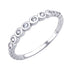 แหวนเงินแท้ Stering Silver 925 สำหรับผู้หญิง หน้าแหวนรูปวงกลม ประดับด้วยเพชร CZ เม็ดสวย รุ่น MD-SLR175 - แหวนผู้หญิง แหวนสวยๆ แหวนเงินแท้