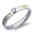 แหวนสแตนเลส สตีล ประดับด้วยเพชร CZ เม็ดเล็ก ดีไซน์เรียบหรู รุ่น ML-R003 - แหวนผู้หญิง แหวนแฟชั่น แหวนสวยๆ