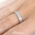แหวนสแตนเลส สตีล ประดับด้วยเพชร CZ สองแถว ดีไซน์เรียบหรู รุ่น 555-R104 - แหวนผู้หญิง แหวนสวยๆ แหวนแฟชั่น