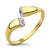 แหวนไขว้ดีไซน์เรียบ สี ทอง รุ่น RS0533T - แหวนเรียบ แหวนผู้หญิง สแตนเลสสตีล แหวน แหวนแฟชั่น แหวนคู่รัก แหวนผู้หญิง เครื่องประดับผู้หญิง