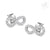 ต่างหูเงินแท้ ดีไซน์ต่างหูเพชรสวิส เครื่องประดับ ต่างหูแฟชั่น รุ่น MD-SLER004 Sterling Silver 925 Fashion Jewelry Women Earrings ดีไซน์ ต่างหูแป้น ต่างหูอินฟินิตี้