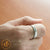 แหวนแฟชั่น สแตนเลส สตีล ตกแต่งลวดลายเท่ห์ สไตล์มินิมอล สามารถใช้ได้ทั้งผู้หญิงและผู้ชาย (Unisex) รุ่น 555-R032