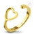 เครื่องประดับ ผู้หญิง แหวน สแตนเลสสตีล - แหวนน่ารักฉลุลายรูปหัวใจ รุ่น MNC-R698  แหวนผู้หญิงสวยๆ