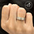 แหวน แฟชั่น สแตนเลส สตีล แท้ ผิว Hairline ประดับเพชร CZ ดีไซน์ Unisex ใส่ได้ทั้ง ชาย หญิง รุ่น MNR-292T