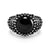 แหวนสแตนเลส สตีล สำหรับผู้ชาย หัวแหวนประดับด้วยพลอยเม็ดใหญ่ ก้านแหวนกว้าง กัดลายเท่ รุ่น MNC-R912 - แหวนสแตนเลส แหวนผู้ชาย แหวนแฟชั่น