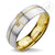 แหวนสแตนเลส ผิว Hairline โดดเด่นด้วยเพชร CZ รุ่น MNR-294T - แหวนผู้หญิง แหวนผู้ชาย แหวนสวยๆ