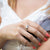 แหวนแฟชั่นผู้หญิง หัวแหวนลงยาสีดำ ล้อมรอบด้วยตัวอักษรโรมัน ดีไซน์เก๋ แฟชั่นจิลเวลรี่ รุ่น MNC-BRR020 - แหวนสวยๆ แหวนผู้หญิง