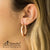 ต่างหูห่วงสแตนเลส สตีล ลายเกลียว ดีไซน์สวย คลาสสิก รุ่น FSER89 - ต่างหูสวยๆ ต่างหูแฟชั่น ต่างหูผู้หญิง (ER30)