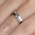 แหวนแฟชั่นสแตนเลส สตีล ประดับเพชร CZ สลักคำว่า Forever Love รุ่น 555-R033 - แหวนคู่ แหวนสวยๆ