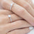 แหวนเงินแท้  Silver 925 แหวนเพชรสวิส ชูบ่าไขว้ รุ่น MD-SLR040 (SLR-B1) ขนาด J13 แหวน แหวนแฟชั่น แหวนคู่รัก แหวนผู้หญิง เครื่องประดับผู้หญิง
