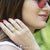 แหวนแฟชั่นผู้หญิง แหวนไขว้ ประดับเพชร CZ ดีไซน์คลาสสิค เรียบหรู รุ่น MNC-BRR019 - แหวนสวยๆ