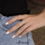 แหวนแฟชั่นสแตนเลส ตกแต่งเพชร CZ สลักคำว่า Carpe Diem รุ่น 555-R059 - แหวนผู้หญิง แหวนผู้ชาย แหวนสวยๆ