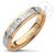 แหวนสแตนเลส สีทูโทน ประดับเพชร CZ พร้อมสลักคำว่า FOREVER LOVE รุ่น 555-R092 - แหวนผู้หญิง แหวนสวยๆ