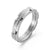 แหวนสแตนเลส สลักคำความหมายดี ตกแต่งด้วยเพชร CZ ดีไซน์ Unisex รุ่น 555-R078 - แหวนผู้หญิง แหวนผู้ชาย