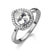 แหวนเงิน แหวนแฟชั่น แหวนเงินแท้ ประดับด้วย เพชรสวิส CZแหวนดีไซน์สวยหรู แบบคลาสสิคสวยเป็นประกาย รุ่น EVE-R34