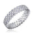 แหวนเงินแท้ Stering Silver 925 ดีไซน์แฟชั่น ประดับด้วยเพชรสวิส CZ น้ำงาม สวยโดดเด่น แหวนดีไซน์สวยหรูเป็นประกาย รุ่น MD-SLR160 แหวนเงินแท้