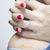 แหวนเงินแท้  Silver 925 แหวนเพชรชู เพชรสวิส รุ่น MD-SLR060 แหวน แหวนแฟชั่น แหวนคู่รัก แหวนผู้หญิง เครื่องประดับผู้หญิง