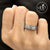 แหวน แฟชั่น สแตนเลส สตีล แท้ ผิว Hairline ประดับเพชร CZ ดีไซน์ Unisex ใส่ได้ทั้ง ชาย หญิง รุ่น MNR-292T