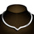 สร้อยคอสแตนเลส สตีล แบบ Collar Necklace ดีไซน์สวยเก๋ สไตล์มินิมอล รุ่น MNC-N338 - สร้อยคอแฟชั่น สร้อยคอผู้หญิง