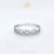 แหวนเงินแท้ Stering Silver 925 สำหรับผู้หญิง หน้าแหวนรูปเกลียว ประดับด้วยเพชร CZ ดีไซน์เรียบหรู รุ่น MD-SLR176 - แหวนผู้หญิง แหวนสวยๆ แหวนเงินแ