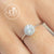 แหวนเงินแท้  Silver 925 ดีไซน์แหวนเพชรล้อม เพชรสวิส รุ่น MD-SLR029 แหวน แหวนแฟชั่น เครื่องประดับผู้หญิง