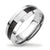 แหวนดีไซน์เรียบ สีเงิน รุ่นMNC-R717-A-แหวนสแตนเลสสตีล